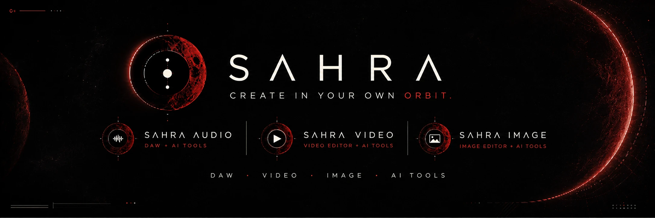 SAHRA suite banner showing Audio, Video and Image